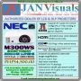 nec m300xs, m300xs, 3000 ansi lumens, nec hdmi projector, -- Projectors -- Metro Manila, Philippines