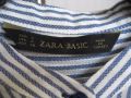 zara, genuine brand, chinese collar blouse, blue stripes blouse, -- Garage Sales -- Metro Manila, Philippines