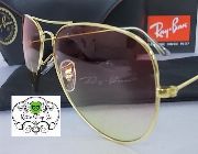 RAY BAN  RAYBAN AVIATOR LARGE METAL RB 3025 MATTE GOLD FRAME -- Eyeglass & Sunglasses -- Metro Manila, Philippines