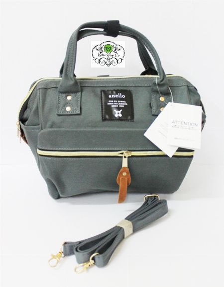 ANELLO CLASSIC CANVAS ARMY GRAY BAG - MSS001D -- Watches -- Metro Manila, Philippines