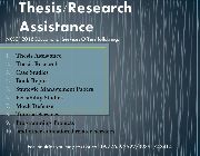 Thesis, research, Assistance -- Thesis -- Muntinlupa, Philippines