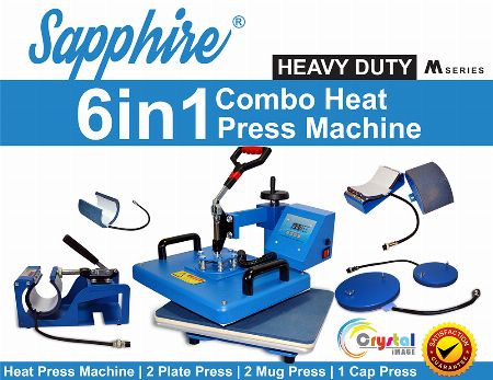 Sapphire 6-in-1 Heat Press Machine Tutorial - How to use Sapphire