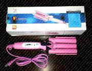 Pink Professional 3 Barrel Waver Triple Hair Curling Iron -- Beauty Products -- Metro Manila, Philippines