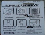 Wine Bottle Vacuum Pump Stopper Sealer EVRI Pump N Preserve -- Kitchen Appliances -- Metro Manila, Philippines