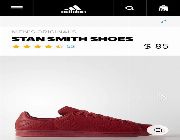 Adidas Stans Smith Red Leather US Men 9.5 -- Shoes & Footwear -- Quezon City, Philippines