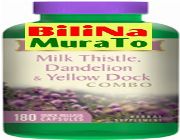Milk Thistle Dandelion Yellow Dock Beet Root Combo bilinamurato piping rock silymarin -- Nutrition & Food Supplement -- Metro Manila, Philippines