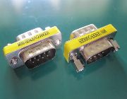 DB9 Female to Female ,r Male to Male, Mini Gender Changer Adapter RS232 Serial Connector -- All Electronics -- Cebu City, Philippines