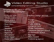 video edit graphics design menu board flyers -- Arts & Entertainment -- Metro Manila, Philippines