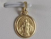 GOLD GOLDEN 18K Pendant Miraculous Medal Virgin Mary PHILIPPINES -- Everything Else -- Metro Manila, Philippines