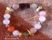 Stone bracelet, healing crystals, gemstone, crystal, rose quartz, amethyst, prehnite, sinovi -- Jewelry -- Metro Manila, Philippines