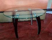 Round side table, clear, tempered glass. -- Other Appliances -- Bacoor, Philippines