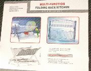 multi functional folding kitchen storage shelf bowl rack -- Kitchen Decor -- Metro Manila, Philippines