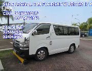 Van for rent hire a van rent a car car rental van for rent van rental -- Rental Services -- Metro Manila, Philippines