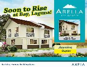 the cambria bay laguna, house and lot in laguna, affordable townhouse in bay laguna, arella residences bay, duplex jasmin house, arella residences -- House & Lot -- Laguna, Philippines