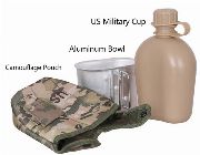 Military Army Aluminum Liquid Water Cup Bottle Canteen Hiking Kettle Outdoor Survival Camping -- Camping and Biking -- Metro Manila, Philippines