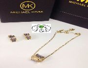 MICHAEL KORS NECKLACE & EARRINGS STAINLESS JEWELRY SET -- Shoes & Footwear -- Metro Manila, Philippines
