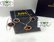 MICHAEL KORS NECKLACE EARRINGS RING BANGLE - JEWELRY SET -- Jewelry -- Metro Manila, Philippines