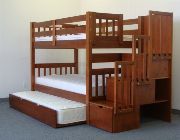 bunkbed, bed, bed frame, kids bed, trundle bed, single bed, queen bed, bedroom, furniture -- Furniture & Fixture -- Metro Manila, Philippines