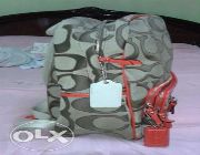 coach heavyduty travelbag bagpack orangebag bag goodquality original, -- Bags & Wallets -- Caloocan, Philippines