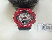 casio, red, resin, shock resistant, water resistant -- Watches -- Paranaque, Philippines