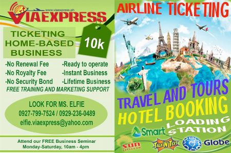 Ticketing Business, Home based, Hotel Booking, Tour Package, Loading Station -- Travel Agencies Metro Manila, Philippines