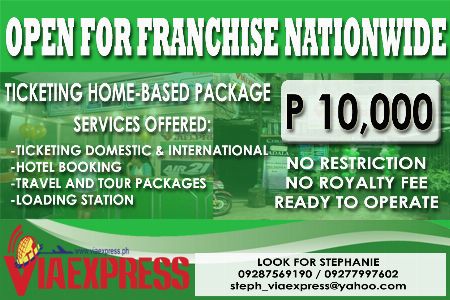 VIAEXPRESS open for Franchise Nationwide -- Franchising Metro Manila, Philippines