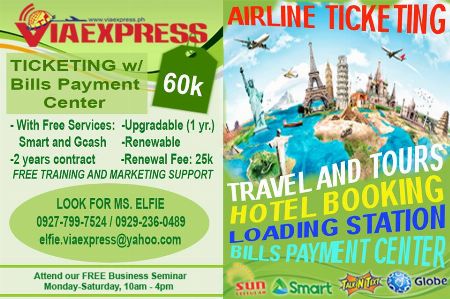 Ticketing Business, Bills payment center, Hotel Booking, Tour Package, Loading Station, Smart Padala, Gcash Remit, Ferry Booking -- Travel Agencies Metro Manila, Philippines