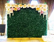 Artificial Grass Wall with Pearlized Paper Flower (For Rent / Sale) -- Everything Else -- Quezon City, Philippines