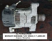 alternator, nissan, bosch, 12v, 65amp, japan, surplus -- Engine Bay -- Metro Manila, Philippines