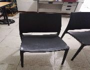 Visitor Chair Black Color -- Office Furniture -- Cebu City, Philippines