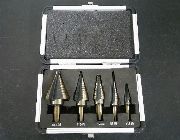 Neiko 10197A 5-piece SAE High Speed Steel with Cobalt Coating Step Drill Bit Set -- Home Tools & Accessories -- Metro Manila, Philippines