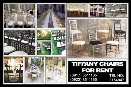 Tiffany Chairs- other event services Rent Hire Manila Philippines -- Arts & Entertainment Metro Manila, Philippines