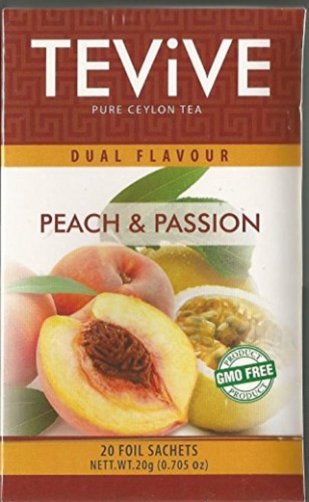 Pure Ceylon Peach Passion Black Tea. Dual Flavor Tevive bilinamurato  Foil Teabags -- Nutrition & Food Supplement Metro Manila, Philippines