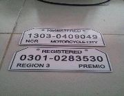 Conduction Plate, Temporary Plate, Plate Number -- Sticker & Decals -- Bulacan City, Philippines