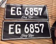 Conduction Plate, Temporary Plate, Plate Number -- Sticker & Decals -- Bulacan City, Philippines