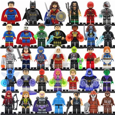 Lego Like 1pc Marvel Dc Avengers Batman Xmen Deadpool Super Hero Action ...