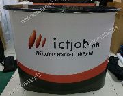 Premium Pop-Up Desk Portable Counter Exhibit Booth Sampling Table -- Advertising Services -- Quezon City, Philippines