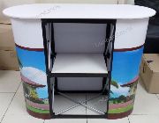 Oval Portable Table Booth Promotional Promo Counter Desk Trade Exhibit -- Advertising Services -- Quezon City, Philippines