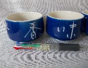 Blue Sake Cups with Japanese Letters -- Everything Else -- Marikina, Philippines