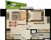 43 m² - 1bedroom TAFT EAST GATE CEBU -- Apartment & Condominium -- Cebu City, Philippines