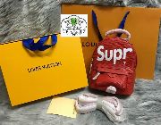 LOUIS VUITTON BACKPACK - LV SUPREME RED BACKPACK -- Bags & Wallets -- Metro Manila, Philippines