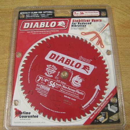 Freud D0756N 7-1/4-inch 56-tooth Non-Ferrous & Plastic Circular Saw Blade -- Home Tools & Accessories -- Metro Manila, Philippines