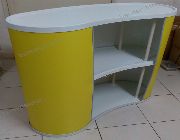 Bean Shape Portable Booth Counter Collapsible Table Desk Promotion Sampling -- Advertising Services -- Quezon City, Philippines