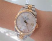 Rolex,Two tone,Midsize Watch,Datejust -- Watches -- Pampanga, Philippines