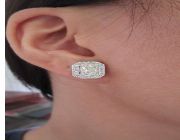 Stud earrings,Diamond Earrings,Detachable Earrings,Radiant Diamond -- Jewelry -- Pampanga, Philippines