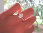 Natural Diamond,Engagement Ring,Rose Gold,Oval Diamond -- Jewelry -- Pampanga, Philippines