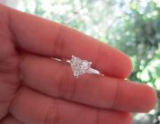 Natural Heart Diamond,Engagement Ring,Diamond Ring,White Gold Ring -- Jewelry -- Pampanga, Philippines