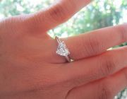 Natural Heart Diamond,Engagement Ring,Diamond Ring,White Gold Ring -- Jewelry -- Pampanga, Philippines
