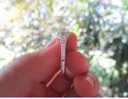 Natural Diamond,Diamond Engagement Ring,Emerald Diamond,White Gold Ring -- Jewelry -- Pampanga, Philippines