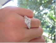 Natural Diamond,Engagement Ring,White Gold,Oval Diamond -- Jewelry -- Pampanga, Philippines